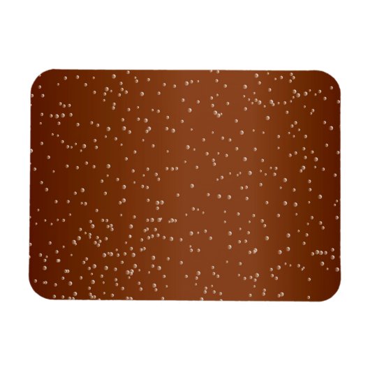 Root Beer met kleine belletjes Achtergrond Art Magneet (Horizontaal)