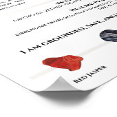 Root Chakra Balancing Wall Art Poster (Hoek)