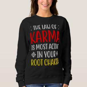 Root Chakra Chakra Wet van Karma Chakra Attractie Trui