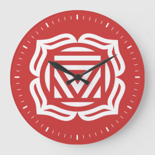 Root Chakra Energy Horloge murale
