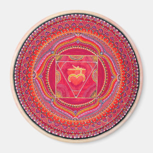 Root Chakra Mandala magneet