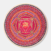 Root Chakra Mandala Magnet (Devant)