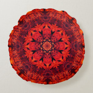 Root Chakra Mandala Rond Kussen