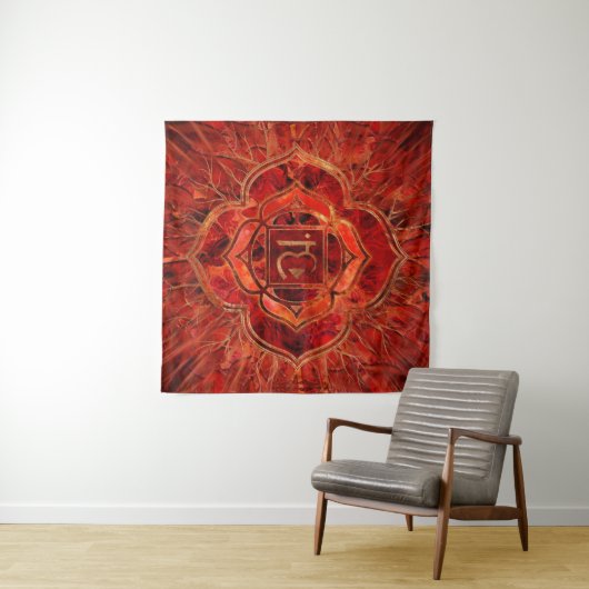 Root chakra - Muladhara Wandkleed (In situ)