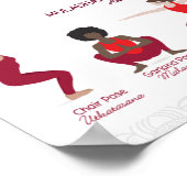 Root Chakra Yoga Poses Poster Chart - #75 WBG-P (Hoek)