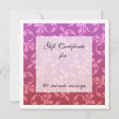 Root- en crown Chakra Scrolls Cadeaubon (Voorkant)