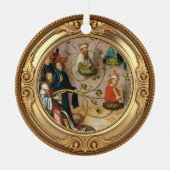 Root of Jesse Tree Advent  Metalen Ornament (Voorkant)