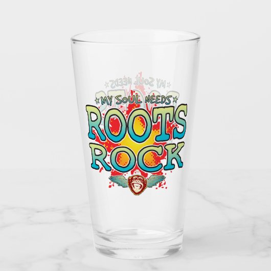 Root Rock Soul Glass Tumbler (Voorkant)