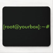 [root@yourbox] : tapis de souris de ~# (Devant)