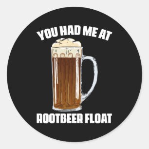 Rootbeer Float Gezegden Soda Ronde Sticker