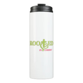 Rooted in Christ Bible Verse Tumbler Thermosbeker