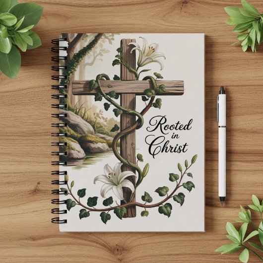 Rooted in Christ, Christian faith notebook  Notitieboek