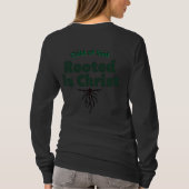 Rooted in Christ Personalized Long-Sleeved Shirt (Achterkant)