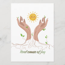 Rooted in Happiness | Uplifting Nature Card