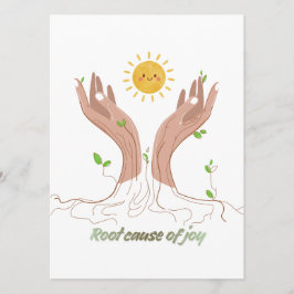 Rooted in Happiness | Uplifting Nature Card Feestdagenkaart