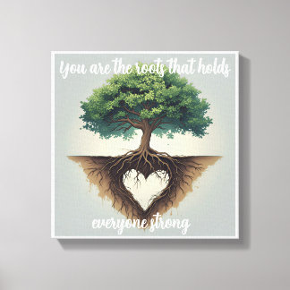 Rooted in Love Canvas Afdruk