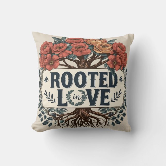 Rooted in Love Kussen (Voorkant)