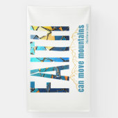 Rooted in Matthew 21:22 Spandoek (Verticaal)