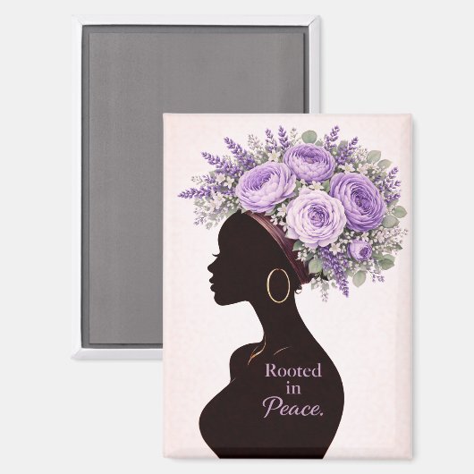 Rooted in Peace Inspirational Magnet  (Recto/Verso)