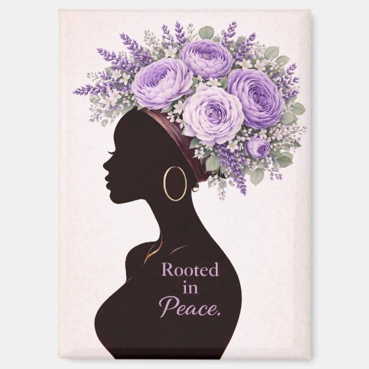Rooted in Peace Inspirational Magnet  Magneet (Voorkant)