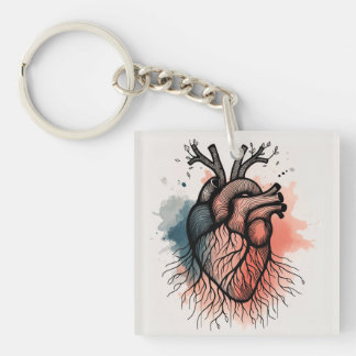 Rooted Soul Organic Heart & Roots Sleutelhanger