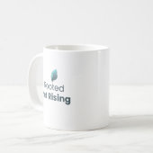 Rooted Yet Rising Minimal Motivational Mug (Devant gauche)