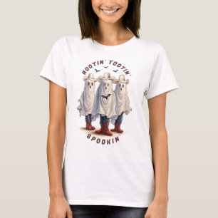 Rootin Tootin Spookin Westerne Ghosts aangepaste t T-shirt