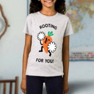 Rooting For You – Carrot Cheerleader Kinder Shirt
