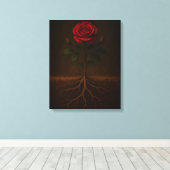 Roots Before Bloom Canvas Print (Insitu (Houten vloer))