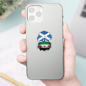 Roots & Crown: Scotland–Syria Tree Sticker (Telefoon)