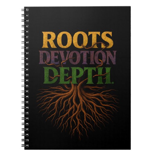 Roots Devotion Depth  Notitieboek (Voorkant)