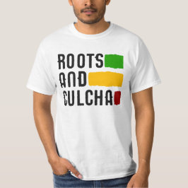 Roots en Culcha Rasta kleuren Reggae T-shirt