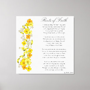 Roots of Faith Canvas Afdruk