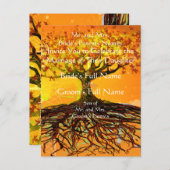 Roots of Love Aankondigingskaart (Voorkant / Achterkant)