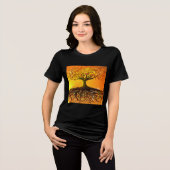 Roots of Love Tri-Blend Shirt (Voorkant volledig)
