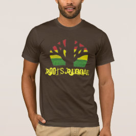 Roots Reggae Mannen Brown T shirt