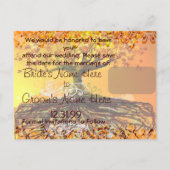 Roots slaan de datum op aankondigingskaart (Achterkant)