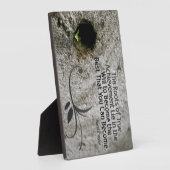 Roots van True Achievement Custom Photo Plaque Fotoplaat (Zijkant)