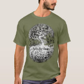 Roots werken diepgaand t-shirt (Voorkant)