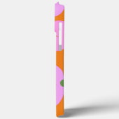 Roovy Flower Bright Oranje Pattern Name Case-Mate iPhone Case (Achterkant / Links)