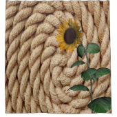 Rope de tournesol rideau de douche (Devant)