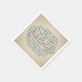 Rope Design Family Word Cloud Servet (Hoek)