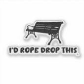 Rope Drop This Epic Theme Park Humor Sticker (Voorkant)