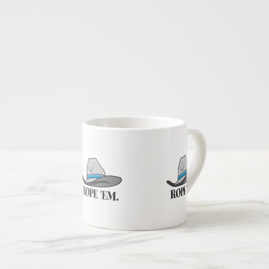 Rope 'Em Western Rodeo Espresso Kop (Voorkant rechts)