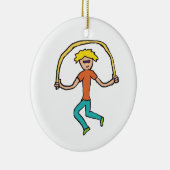 Rope Skipping Keramisch Ornament (Rechts)