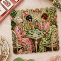 Roper Romp Mahjong Party Onderzetter