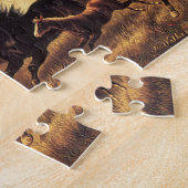 Roping Wild Horses door James Walker Legpuzzel (Zijkant)