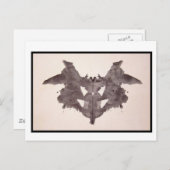 Rorschach Inkblot 1.0 Briefkaart (Voorkant / Achterkant)