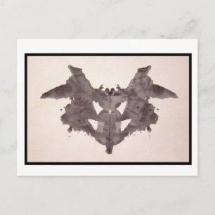 Rorschach Inkblot 1.0 Briefkaart