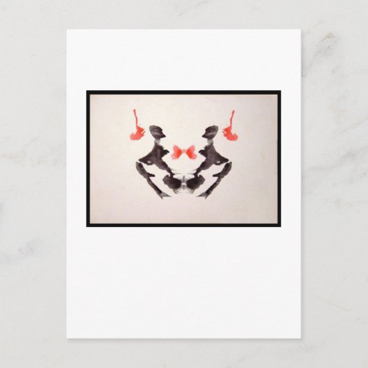 Rorschach Inkblot 3.0 Briefkaart (Voorkant)